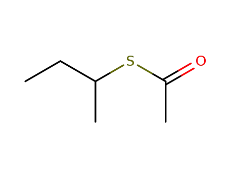Molecular Structure of 2432-39-5 (Thioacetic acid S-(1-methylpropyl) ester)