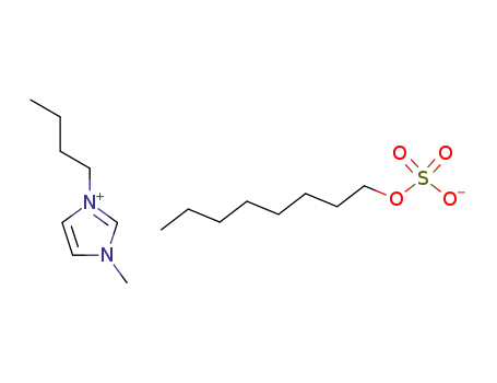 Molecular Structure of 445473-58-5 (1-Butyl-3-methylimidazolium octylsulfate)