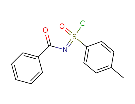 Molecular Structure of 667-14-1 (N-benzoyl-p-toluene sulfonimidoyl chloride)