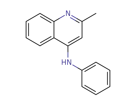 Molecular Structure of 51336-03-9 (4-Quinolinamine, 2-methyl-N-phenyl-)