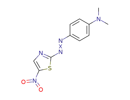 N,N-Dimethyl-4-((5-nitrothiazol-2-yl)azo)aniline