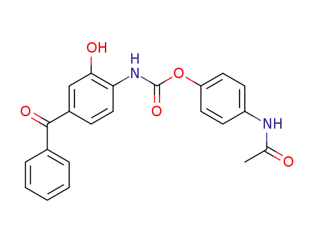 4-acetamidophenyl N-(4-benzoyl-2-hydroxyphenyl)carbamate