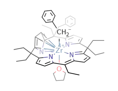 Molecular Structure of 253689-33-7 (C<sub>39</sub>H<sub>45</sub>N<sub>4</sub>Zr(C<sub>4</sub>H<sub>8</sub>O)(CH<sub>2</sub>C<sub>6</sub>H<sub>5</sub>))