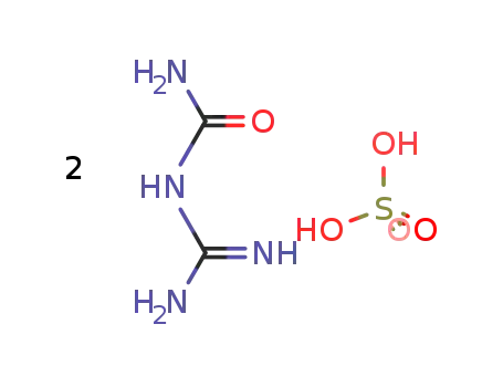 Molecular Structure of 7182-80-1 (amidinourea sulphate)