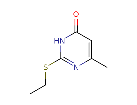 2-ethylsulfanyl-6-methyl-1H-pyrimidin-4-one cas  3019-18-9