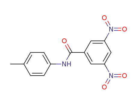 Molecular Structure of 92164-94-8 (N-(4-methylphenyl)-3,5-dinitrobenzamide)