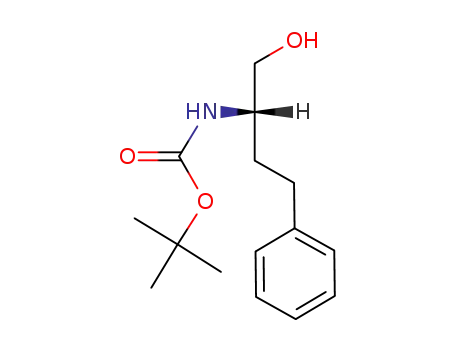 Carbamic acid, [(1S)-1-(hydroxymethyl)-3-phenylpropyl]-,
1,1-dimethylethyl ester