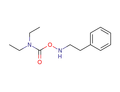 Molecular Structure of 1590361-11-7 (O-diethylcarbamoyl-N-phenethylhydroxylamine)