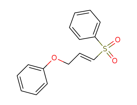 Molecular Structure of 77825-83-3 (Benzene, [(3-phenoxy-1-propenyl)sulfonyl]-, (E)-)