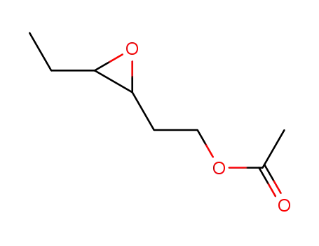 Molecular Structure of 113816-35-6 (2-(3-ethyloxiranyl)ethyl acetate)
