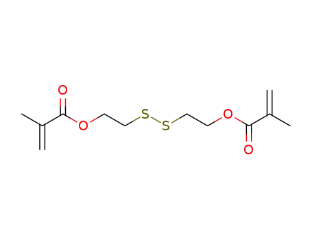 Molecular Structure of 36837-97-5 (dithiodi-2,1-ethanediyl bismethacrylate)