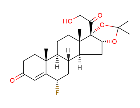 Pregn-4-ene-3,20-dione,6-fluoro-21-hydroxy-16,17-[(1-methylethylidene)bis(oxy)]-, (6a,16a)- (9CI)