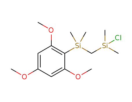 chlorodimethyl[[dimethyl(2,4,6-trimethoxyphenyl)silyl]methyl]silane