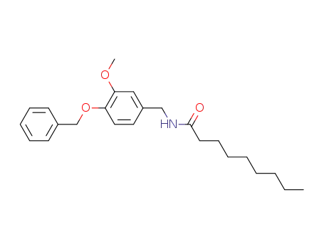 <i>N</i>-(4-benzyloxy-3-methoxy-benzyl)-nonanamide