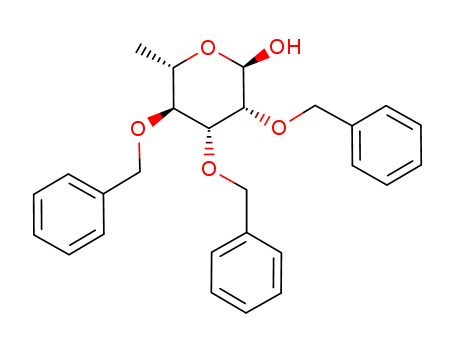 2,3,4-tri-O-(phenylmethyl)-α-L-rhamnopyranoside