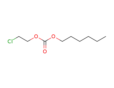 Molecular Structure of 83498-71-9 (Carbonic acid, 2-chloroethyl hexyl ester)