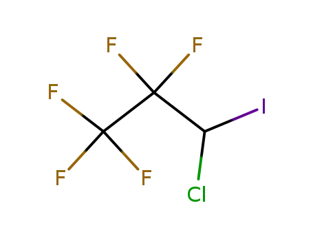 Molecular Structure of 422-58-2 (3-chloro-1,1,1,2,2-pentafluoro-3-iodo-propane)