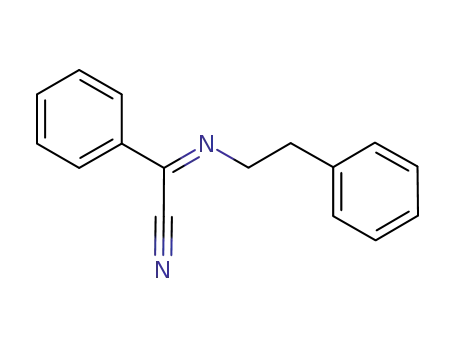 Molecular Structure of 1019849-88-7 ((Z)-N-phenethylbenzimidoyl cyanide)