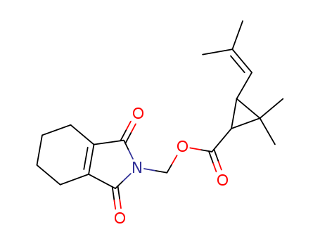 Cyclopropanecarboxylicacid, 2,2-dimethyl-3-(2-methyl-1-propen-1-yl)-,(1,3,4,5,6,7-hexahydro-1,3-dioxo-2H-isoindol-2-yl)methyl ester, (1R,3R)-