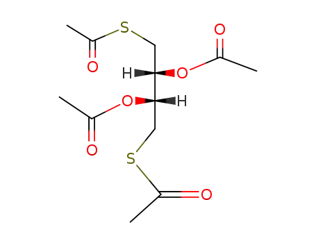 Molecular Structure of 59051-95-5 ((R*,R*)-S,S'-(2,3-diacetoxybutane-1,4-diyl) bis(thioacetate))