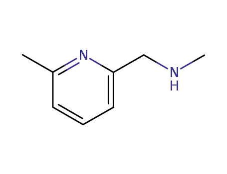 Molecular Structure of 6971-57-9 (6-METHYL-2-PICOLYL-METHYLAMINE)