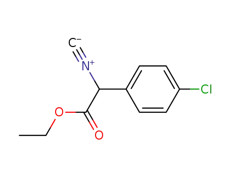 Molecular Structure of 39533-35-2 (α-Isocyano-p-chlorphenylessigsaeureaethylester)