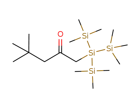 4,4-Dimethyl-1-tris(trimethylsilyl)silyl-pentan-2-one