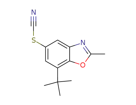 7-tert-Butyl-2-methyl-5-thiocyanatobenzoxazol