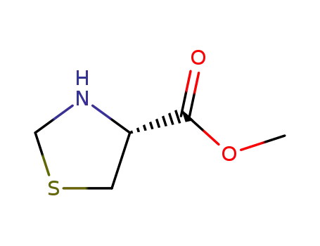 Molecular Structure of 42258-90-2 (methyl (R)-thiazolidine-4-carboxylate)