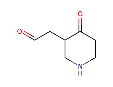 4-oxo-3-piperidine acetaldehyde