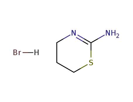 Molecular Structure of 2799-75-9 (5,6-dihydro-4H-1,3-thiazin-2-amine hydrobromide (1:1))