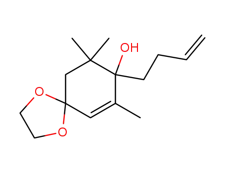 8-(But-3-enyl)-7,9,9-trimethyl-1,4-dioxaspiro[4.5]dec-6-en-8-ol