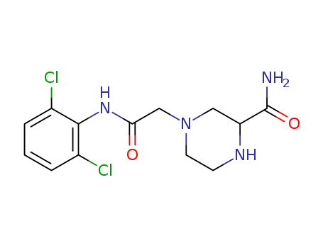 1-Piperazineacetamide,3-(aminocarbonyl)-N-(2,6-dichlorophenyl)-