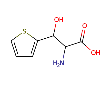 Molecular Structure of 32595-59-8 (BETA-(2-THIENYL)-DL-SERINE)