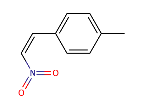 Molecular Structure of 101671-00-5 ((Z)-1-methyl-4-(2-nitrovinyl)benzene)