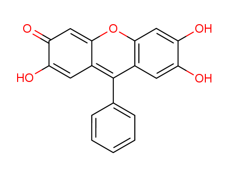 3H-Xanthen-3-one, 2,6,7-trihydroxy-9-phenyl-