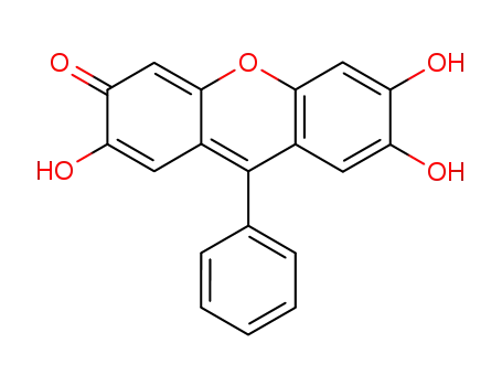 Molecular Structure of 975-17-7 (Phenylfluorone)
