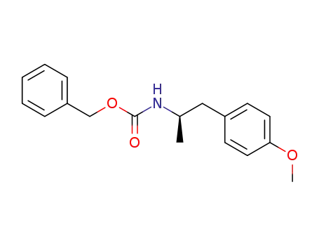 Carbamic acid, [(1R)-2-(4-methoxyphenyl)-1-methylethyl]-, phenylmethyl
ester