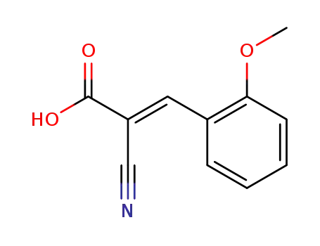 2-Propenoic acid, 2-cyano-3-(2-methoxyphenyl)-, (2E)-