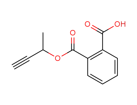 Molecular Structure of 42969-62-0 (3-BUTYN-2-OL HYDROGEN PHTHALATE)