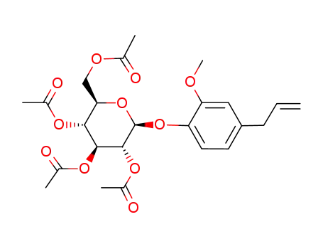 4-allyl-2-methoxyphenyl-(2,3,4,6-tetra-O-acetyl-β-D-glucopyranoside)