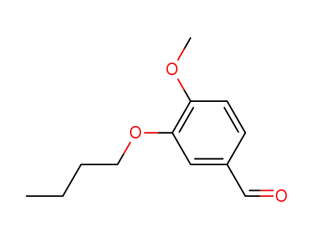 Molecular Structure of 34127-96-3 (3-BUTOXY-4-METHOXYBENZALDEHYDE)
