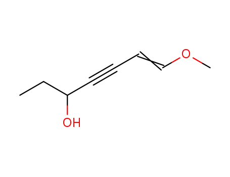 Molecular Structure of 89171-62-0 (6-Hepten-4-yn-3-ol, 7-methoxy-)
