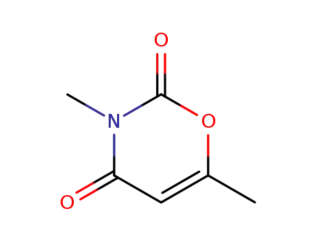 Molecular Structure of 10128-60-6 (2H-1,3-Oxazine-2,4(3H)-dione, 3,6-dimethyl-)