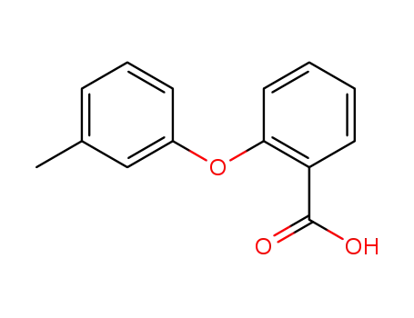 Molecular Structure of 6338-04-1 (2-(3-methylphenoxy)benzoic acid)