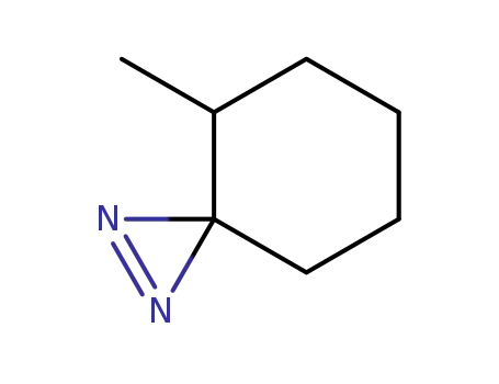 Molecular Structure of 14359-89-8 (4-methyl-1,2-diazaspiro<2.5>oct-1-ene)