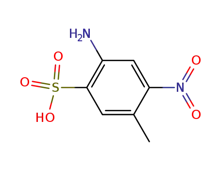 Molecular Structure of 702627-97-2 (4-amino-6-nitro-toluene-3-sulfonic acid)
