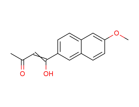 Molecular Structure of 218768-11-7 (3-Buten-2-one, 4-hydroxy-4-(6-methoxy-2-naphthalenyl)-, (3Z)-)