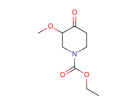 1-Piperidinecarboxylicacid, 3-methoxy-4-oxo-, ethyl ester
