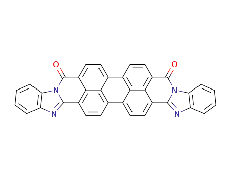 Molecular Structure of 55034-81-6 (Bisbenzimidazo2,1-a:1',2'-b'anthra2,1,9-def:6,5,10-d'e'f'diisoquinoline-6,11-dione(mixturewithcis-isomer))
